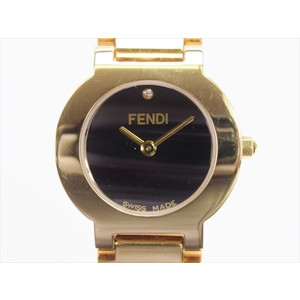 【新品電池】フェンディ ステラ シェル文字盤 腕時計 ゴールド 3060L