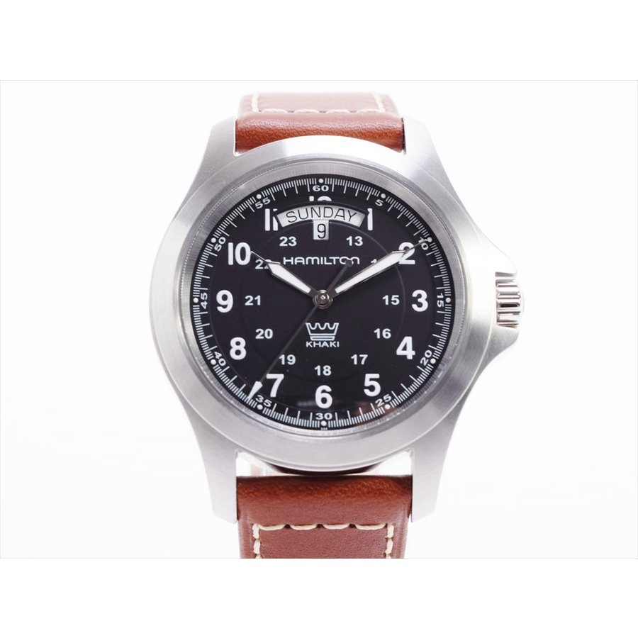 HAMILTON カーキ キング デイデイト クォーツ H64451593 メンズ 腕時計 